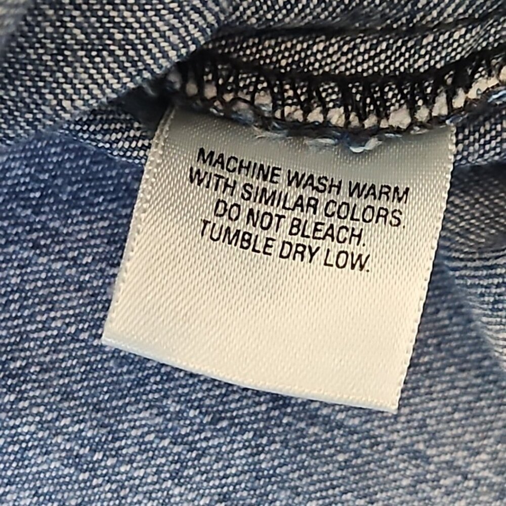 Classic Elements Button-Up Denim Jacket Women's L… - image 7